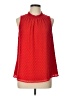 Daniel Rainn 100% Polyester Red Sleeveless Blouse Size L - photo 1