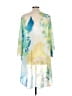 Chico's 100% Polyester Green Kimono Size Lg - XL - photo 2