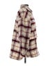 English Factory Plaid Tan Coat Size XS - photo 4