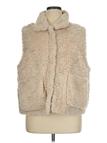 Tribal Jeans Faux Fur Vest (view 1)