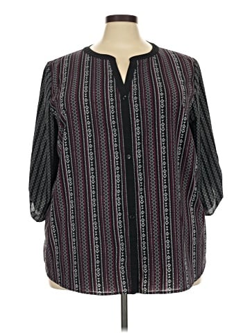 Catherines 3/4 Sleeve Blouse (view 1)