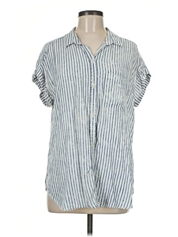 American Eagle Outfitters Short Sleeve Blouse (view 1)