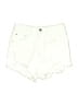 Zara White Denim Shorts Size 2 - photo 1