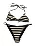 H&M Stripes Gold Two Piece Swimsuit Size 10 - photo 1