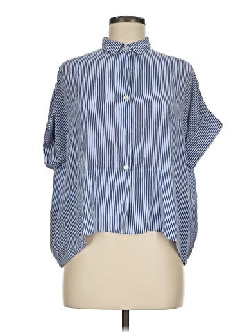 Everlane Short Sleeve Silk Top (view 1)
