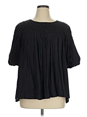 By Anthropologie Short Sleeve Blouse (view 1)