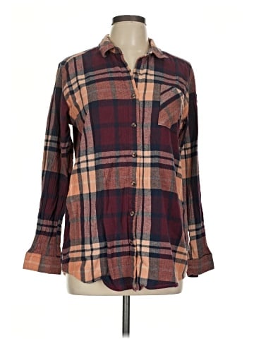 Natural Reflections Long Sleeve Button-Down Shirt (view 1)