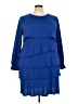 Unbranded Blue Casual Dress Size XXL - photo 1