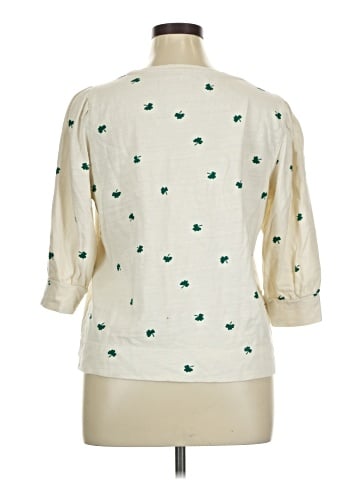 Ann Taylor LOFT 3/4 Sleeve Blouse (view 2)