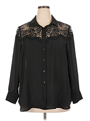 Carmen Carmen Marc Valvo Long Sleeve Blouse (view 1)