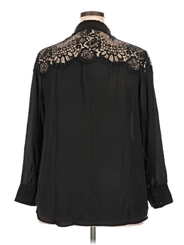 Carmen Carmen Marc Valvo Long Sleeve Blouse (view 2)