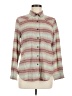 Ariat Stripes Pink Long Sleeve Button-Down Shirt Size M - photo 1