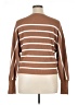 T Tahari Stripes Brown Pullover Sweater Size XL - photo 2