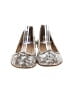 FRYE 100% Leather Silver Flats Size 5 1/2 - photo 2