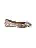 FRYE 100% Leather Silver Flats Size 5 1/2 - photo 1