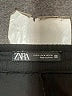Zara Solid Black Casual Pants Size M - photo 7