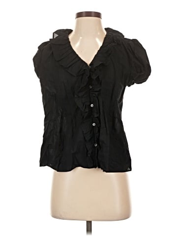 Ann Taylor Short Sleeve Blouse (view 1)
