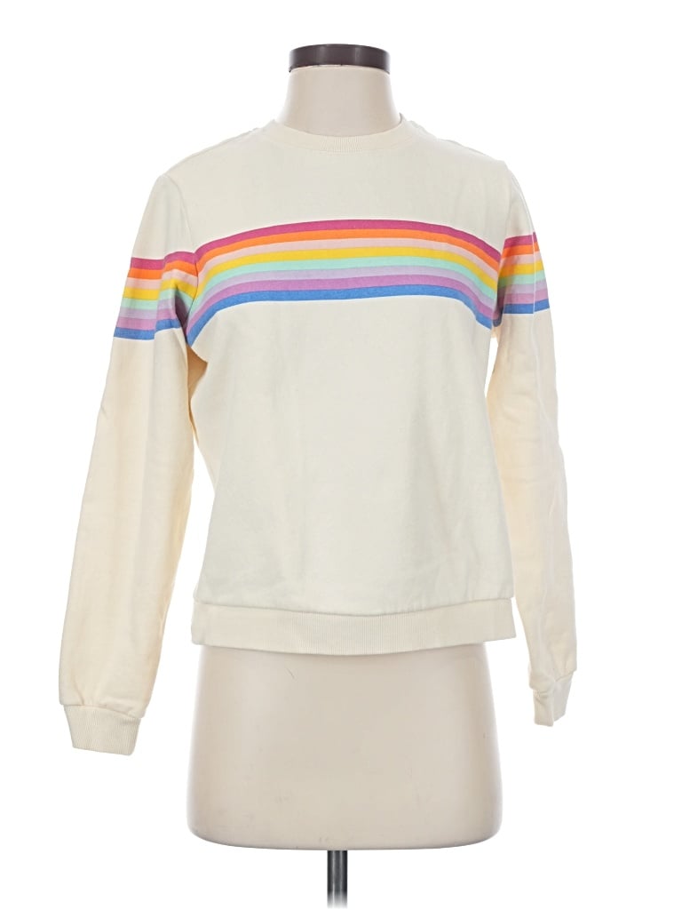 Pre-owned Marine Layer Sweatshirt In White