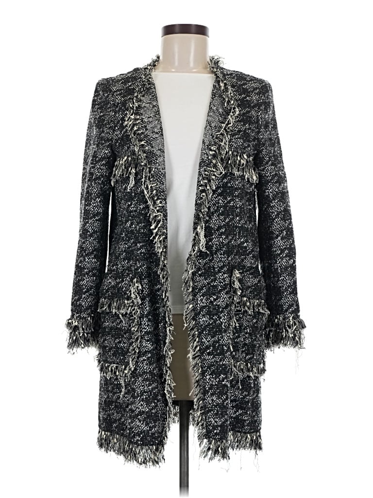Pre-owned Zara Coat In Gray