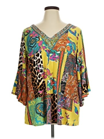 Melissa Paige 3/4 Sleeve Blouse (view 1)