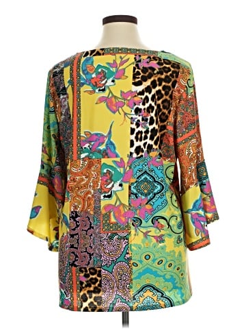 Melissa Paige 3/4 Sleeve Blouse (view 2)