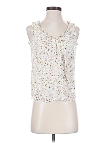 Rebecca Taylor Sleeveless Silk Top (view 1)