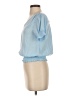 1.State 100% Polyester Blue Short Sleeve Blouse Size XS - photo 5