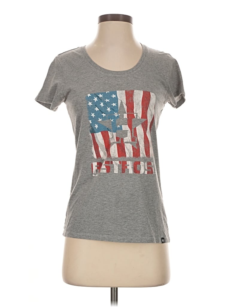 Pre-owned 47 Brand Short Sleeve T-shirt In Gray