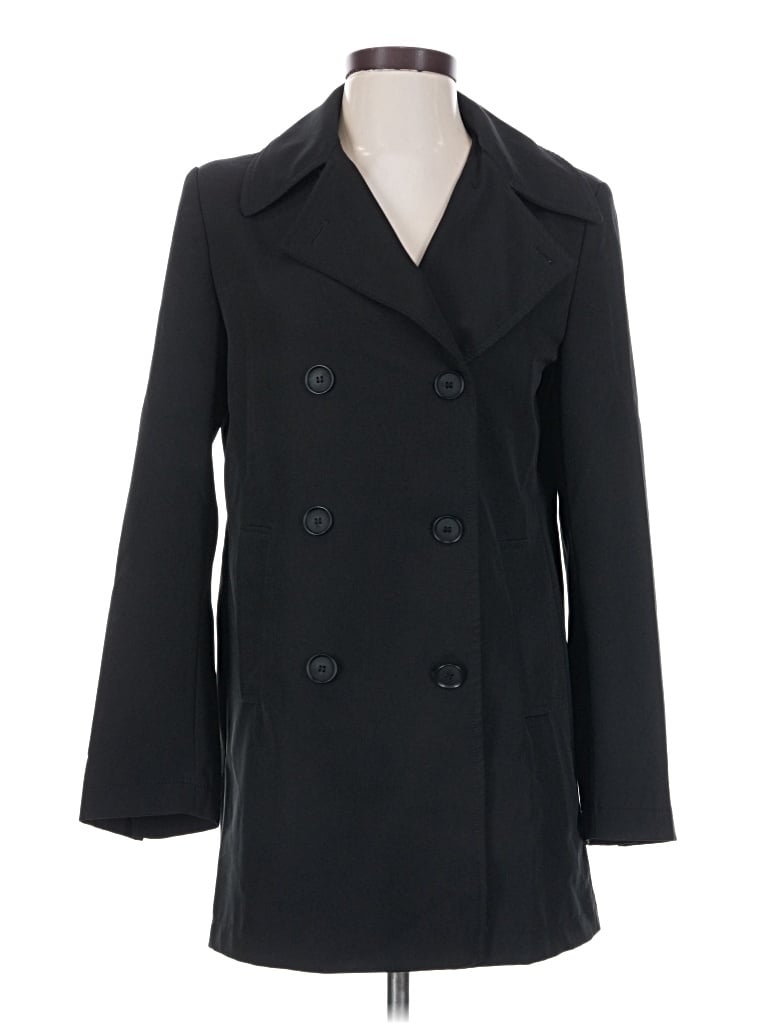 Pre-owned Zara Coat In Black