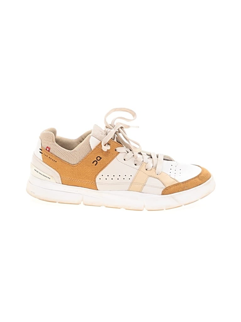 Pre-owned On Cloud Sneakers In Tan
