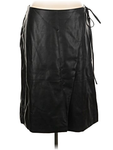 Maeve Faux Leather Skirt (view 1)