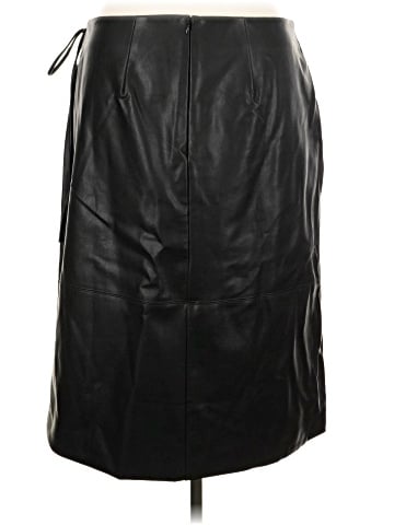 Maeve Faux Leather Skirt (view 2)