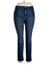 Eddie Bauer Solid Blue Jeans Size 14 - photo 1