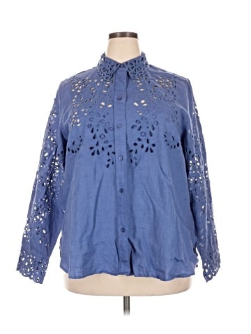 J.Crew Collection Long Sleeve Blouse (view 1)