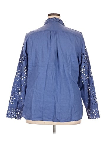 J.Crew Collection Long Sleeve Blouse (view 2)