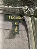 Escada 100% Polyester Chevron-herringbone Gray Casual Dress Size EU 42 / US 12 - photo 7