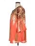 Ashley Stewart 100% Polyester Animal Print Orange 3/4 Sleeve Blouse Size 14 Plus - photo 5
