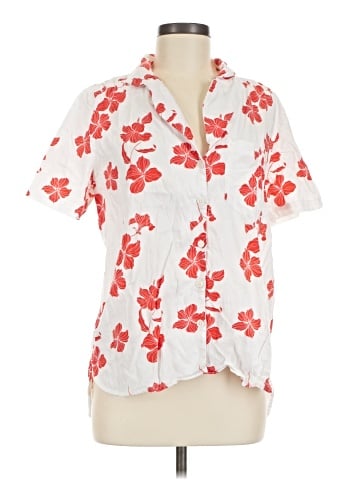 Ann Taylor Short Sleeve Blouse (view 1)