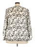 Alfani 100% Polyester Silver Long Sleeve Blouse Size 3X - photo 2