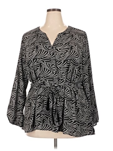 Lane Bryant Long Sleeve Blouse (view 1)