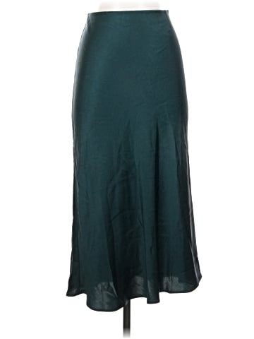 Madewell Satin Midi Slip Skirt (view 1)