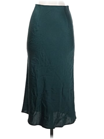 Madewell Satin Midi Slip Skirt (view 2)