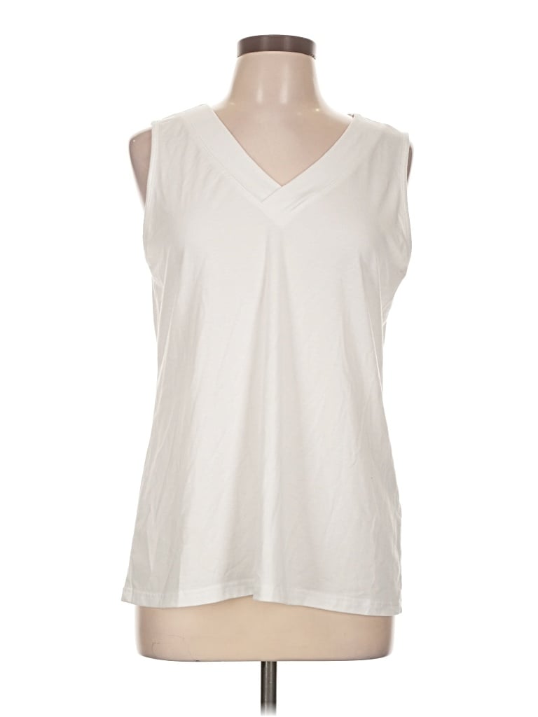 Pre-owned Miholl Sleeveless T-shirt In Ivory