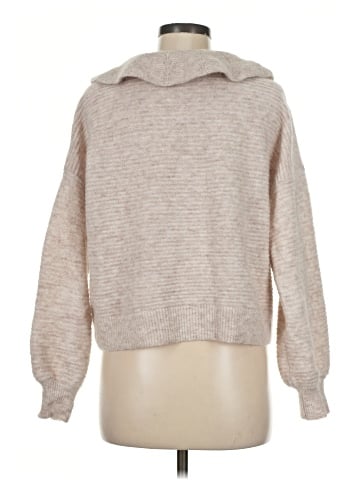 Madewell Pointelle-Collar Cardigan Sweater (view 2)