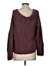 Free People Burgundy Pullover Sweater Size S - photo 2