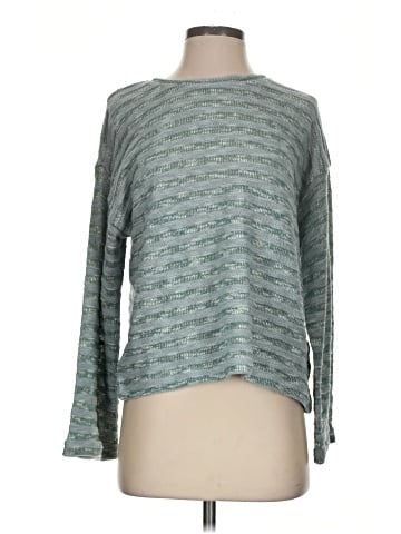 Madewell Crewneck Long-Sleeve Knit Tee in Stripe (view 1)