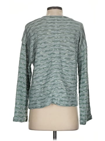 Madewell Crewneck Long-Sleeve Knit Tee in Stripe (view 2)