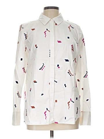 Lafayette 148 New York Long Sleeve Button-Down Shirt (view 1)