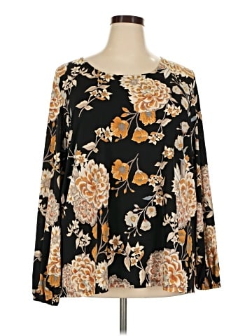 Susan Graver Long Sleeve Blouse (view 1)