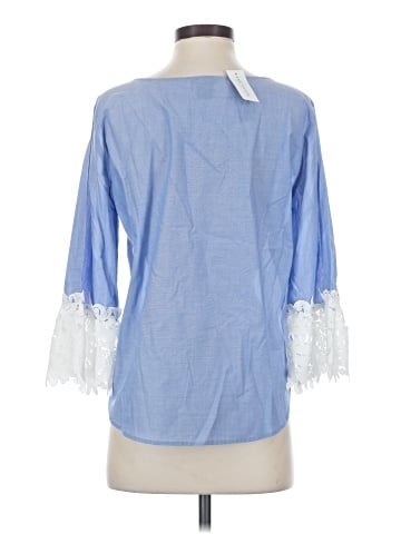 Ann Taylor Factory 3/4 Sleeve Blouse (view 2)